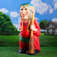 Садовая фигура "Бабка-Ежка стоя" 33х35х65см МИКС Садовая фигура "Бабка-Ежка стоя" 33х35х65см МИКС