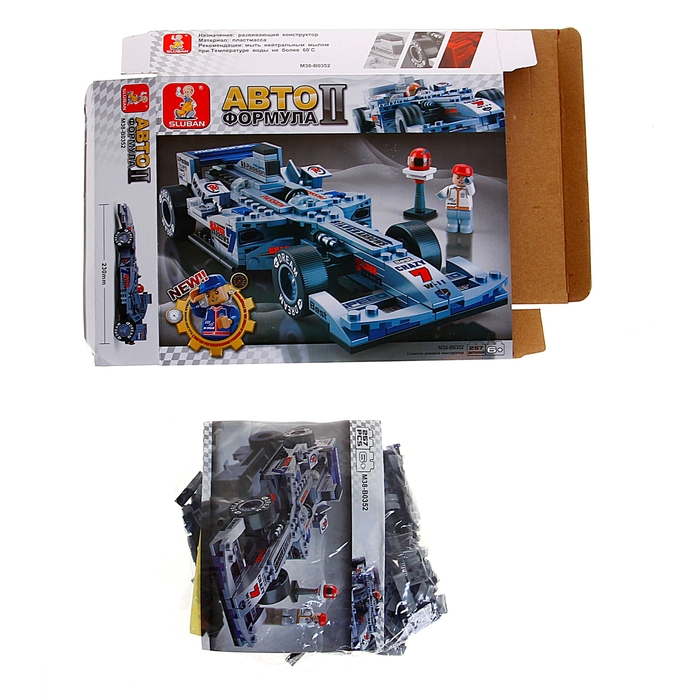 Конструктор &laquo;Формула: гоночный болид&raquo;, 257 деталей