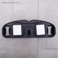 Держатель для швабр, 30×10×5 см, на липучке, с крючком, цвет МИКС Держатель для швабр, 30×10×5 см, на липучке, с крючком, цвет МИКС