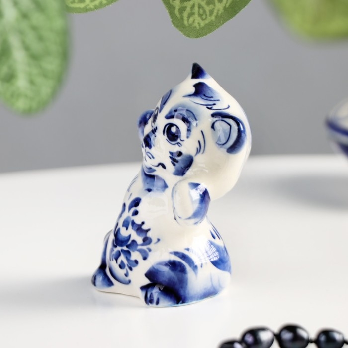 Сувенир &laquo;Кот Феликс&raquo;, 8 см, гжель