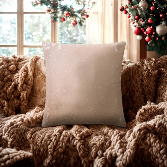 Новый год. Чехол на подушку Этель Новый год. Чехол на подушку Этель "Морозный узор" 40х40см,100% п/э