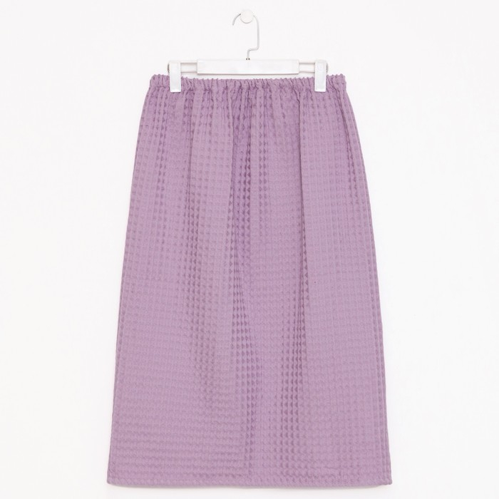 Парео вафельное банное Этель "Boho" 80*145 см. цв. сиреневый, 100% хл, 290 г/м2