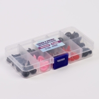 Набор винтовых глазок и носиков для кукол и игрушек с заглушками, цвет микс, 75 шт Набор винтовых глазок и носиков для кукол и игрушек с заглушками, цвет микс, 75 шт