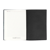 Еженедельник датир 2025г мягк обл иск кож А6+ 80л ESCALADA, тис ф, кр бл 70 г/м&sup2;, чёрный