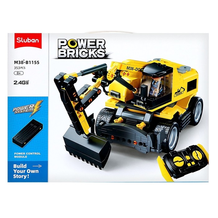Конструктор Механо &laquo;Экскаватор&raquo;, радиоуправление, 353 детали