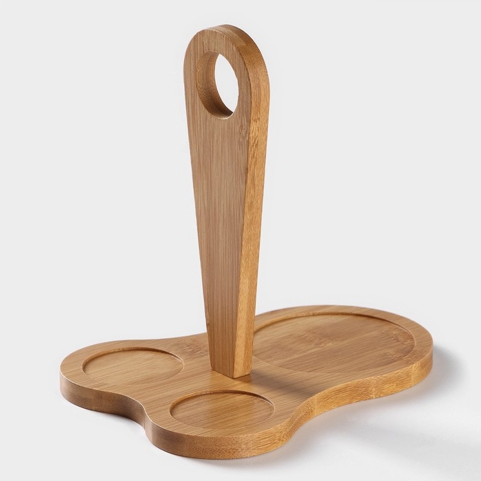 Набор керамический для специй на бамбуковой подставке BellaTenero «Герда», 3 предмета: солонка 120 мл, перечница 120 мл, сахарница с ложкой 220 мл, цвет белый Набор керамический для специй на бамбуковой подставке BellaTenero «Герда», 3 предмета: солонка 120 мл, перечница 120 мл, сахарница с ложкой 220 мл, цвет белый