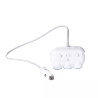 Разветвитель прикуривателя Hoco C1, белый