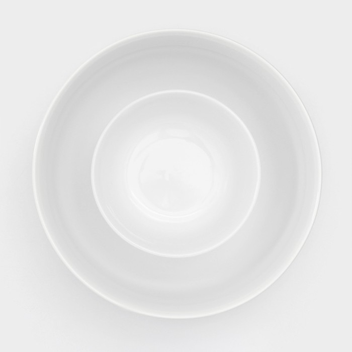 Набор салатников фарфоровых Wilmax &laquo;Юлия Высоцкая&raquo;, 7 предметов: салатник большой d=20 см, салатники малые d=12 см, цвет белый