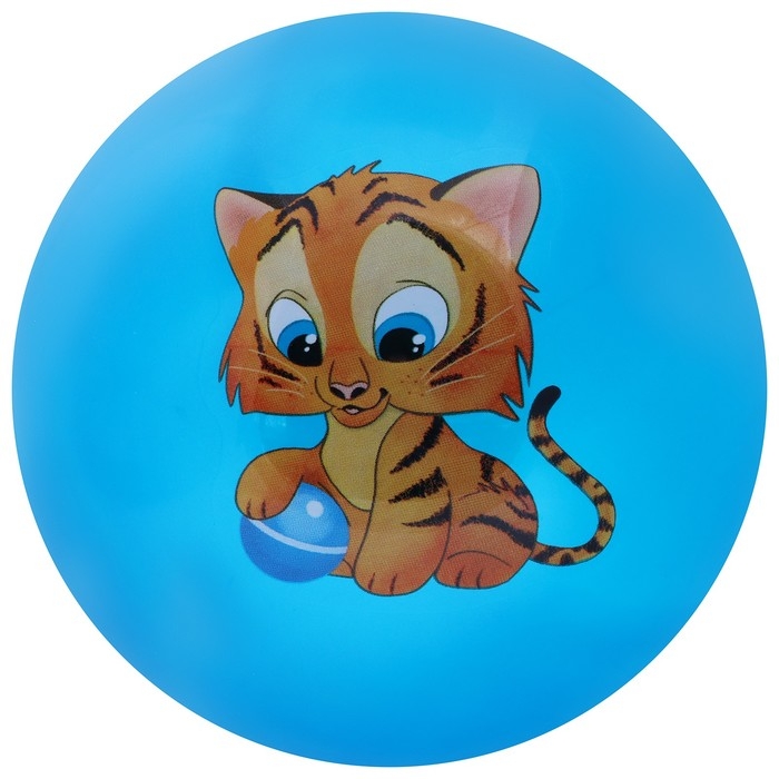 Мяч детский ZABIAKA «Тигруля», d=22 см, цвет МИКС Мяч детский ZABIAKA «Тигруля», d=22 см, цвет МИКС