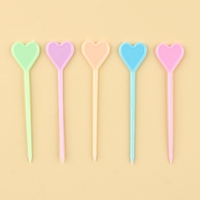 Шпажки &laquo;Сердце&raquo;, в наборе 50 штук, цвета МИКС