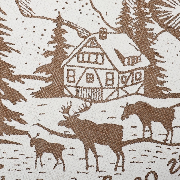 Набор салфеток 4 шт  &laquo;Волшебного нового года&raquo; цв.белый, 37*37 см