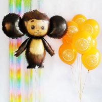 Шар фольгированный 46" «Чебурашка», фигура Шар фольгированный 46" «Чебурашка», фигура