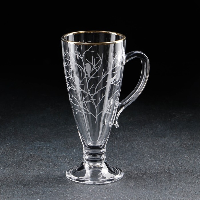 Кружка &laquo;Венский лес&raquo;, для чая/кофе, стеклянная, 250 мл