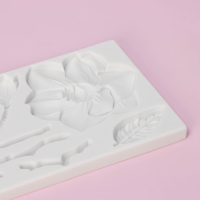 Молд Доляна &laquo;Магнолия&raquo;, силикон, 19&times;11,3&times;1,2 см, цвет белый