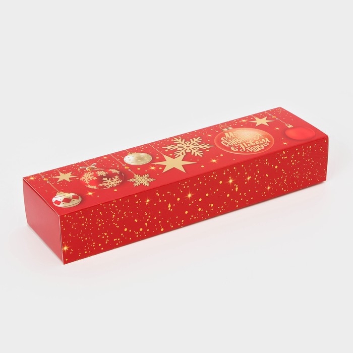 Коробка под 5 конфет 'Мечты Коробка под 5 конфет 'Мечты", с обечайкой без окна, 21 х 5 х 3,3 см