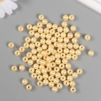 Набор бусин "Жемчуг" d 8 мм, 250 гр, бежевый Набор бусин "Жемчуг" d 8 мм, 250 гр, бежевый