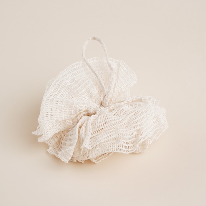 Набор для ванной SL Home &laquo;Ортика&raquo;, 3 мочалки: розочка, варежка, люффа