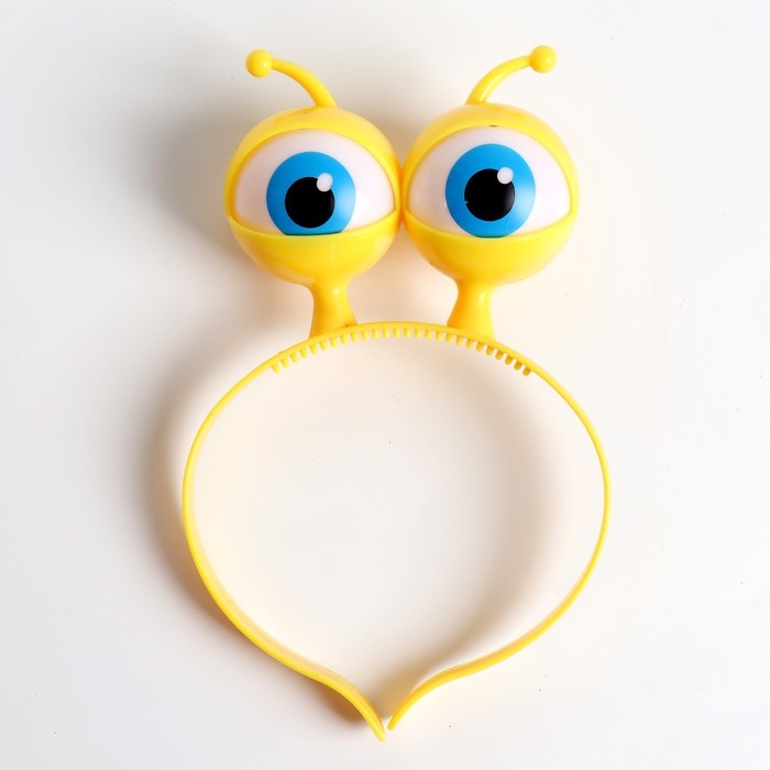 Карнавальный ободок &laquo;Глазки&raquo;, световой, цвета МИКС