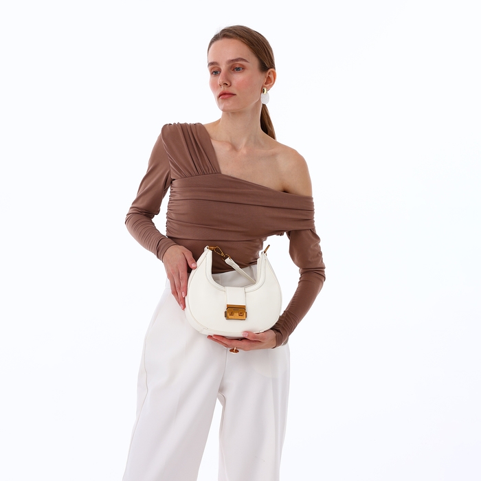 Сумка женская TEXTURA, маленький размер, цвет молочный Сумка женская TEXTURA, маленький размер, цвет молочный