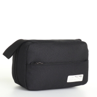 Косметичка-несессер на молниях, цвет чёрный Косметичка-несессер на молниях, цвет чёрный