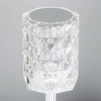 Настольная лампа с ПДУ "Оланди" LED 16 цветов RGB сенсорная USB 8,5x8,5x25 см RISALUX