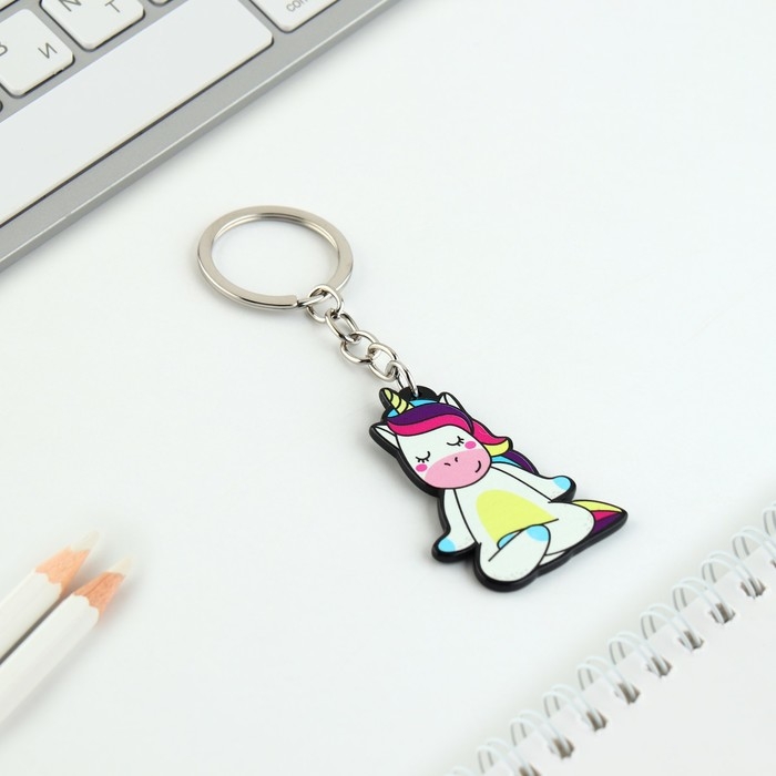 Брелок для ключей акриловый &laquo;Единорог&raquo;, 7.2 х 14 см