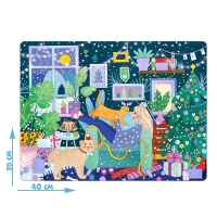 Голографический пазл «В ожидании Нового года», 120 деталей Голографический пазл «В ожидании Нового года», 120 деталей