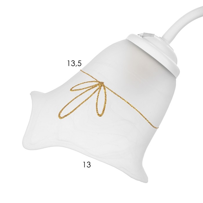 Люстра потолочная Настольгия 5х40Вт Е27 Белый 55x55x55 см