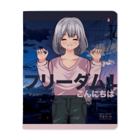Тетрадь 48 листов в клетку ANIME. FREEDOM, обложка мелованный картон, матовая ламинация, МИКС