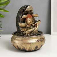 Фонтан настольный от сети, подсветка "Будда и рука" МИКС 20х16х16 см Фонтан настольный от сети, подсветка "Будда и рука" МИКС 20х16х16 см