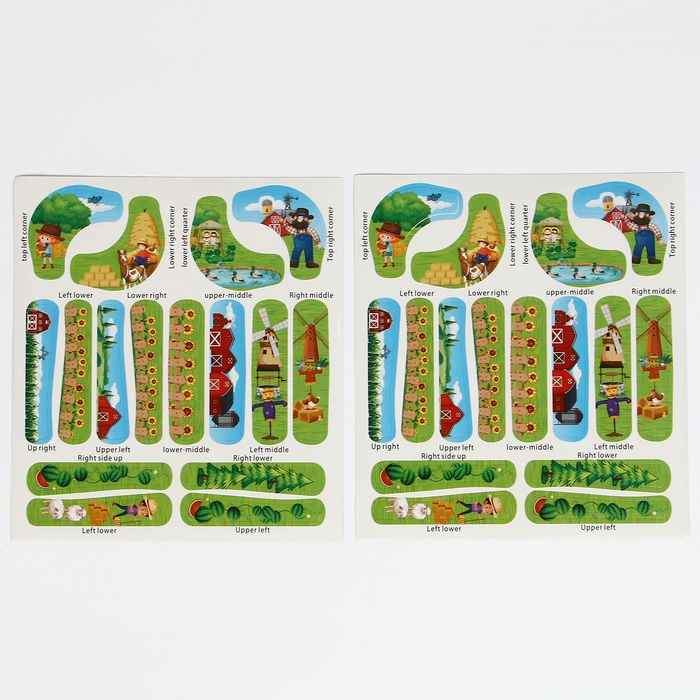 Игровой набор лабиринт &laquo;Ферма&raquo;, маркерная доска, 2 &times; 26 &times; 27,5 см