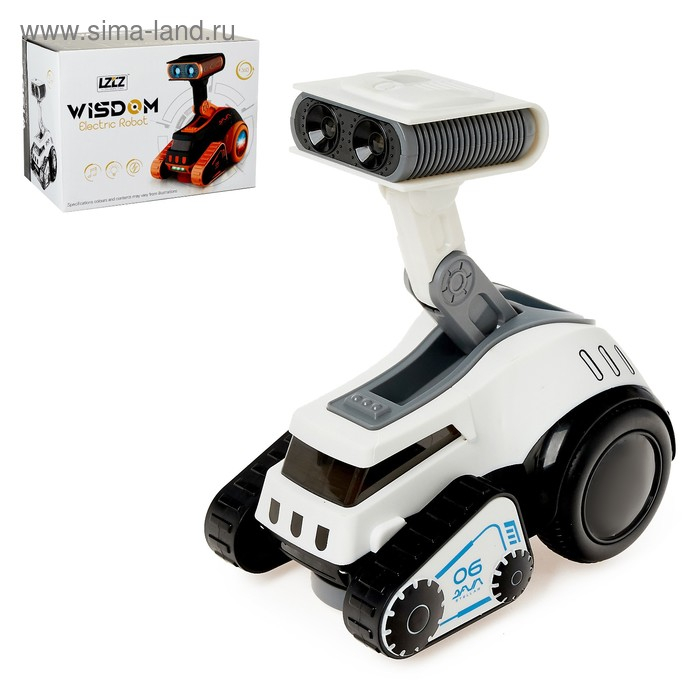 Робот &laquo;Стеллар&raquo;, световые и звуковые эффекты, работает от батареек, цвета МИКС