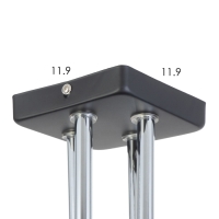 Люстра "Куб" 4х60Вт Е27 Чёрный 38,5х38,5х27см Люстра "Куб" 4х60Вт Е27 Чёрный 38,5х38,5х27см