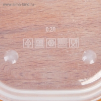 Ланч-бокс прямоугольный FoodVibes «Сочные яблоки», 150 мл Ланч-бокс прямоугольный FoodVibes «Сочные яблоки», 150 мл