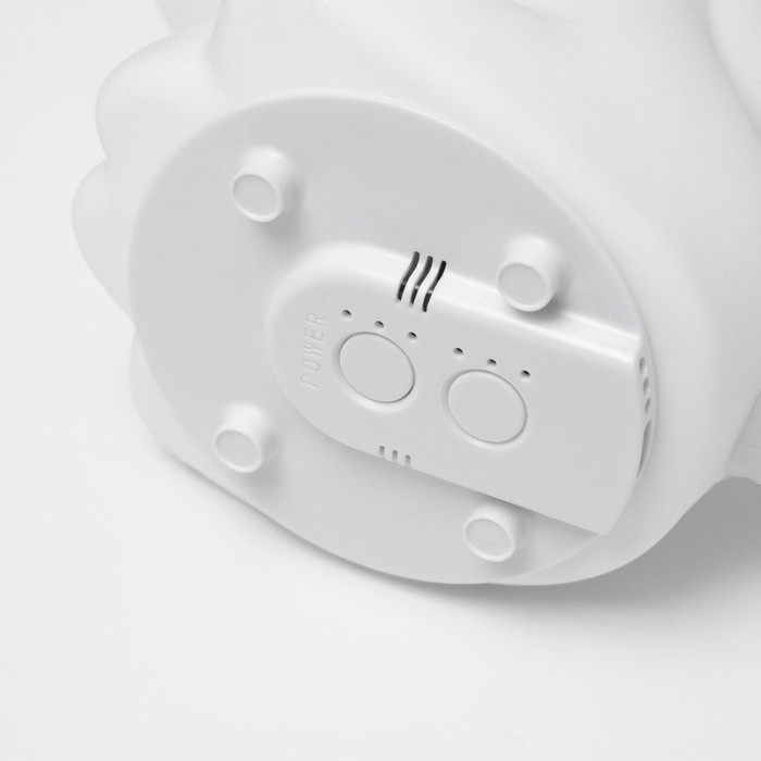 Ночник-мякиш "Антистресс единорог" LED бело-фиолетовый 18х10х16 см