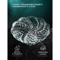 Блюдо сервировочное «Тойо», стекло, Иран Блюдо сервировочное «Тойо», стекло, Иран