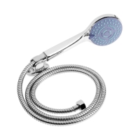 Смеситель для ванны ZEIN Z3851, однорычажный, душевой набор, лейка 5 режимов, хром Смеситель для ванны ZEIN Z3851, однорычажный, душевой набор, лейка 5 режимов, хром