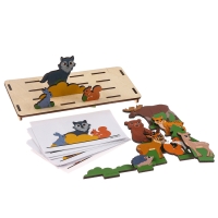 Головоломка. Повтори по образцу «Лес» Головоломка. Повтори по образцу «Лес»