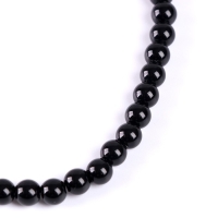 Бусины из натурального камня «Чёрный агат» набор 60 шт., размер 1 шт. — 6 мм Бусины из натурального камня «Чёрный агат» набор 60 шт., размер 1 шт. — 6 мм