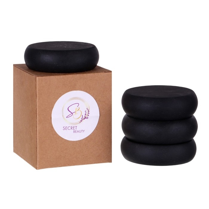 Набор массажных камней из базальта, 4 шт, 6 см Набор массажных камней из базальта, 4 шт, 6 см