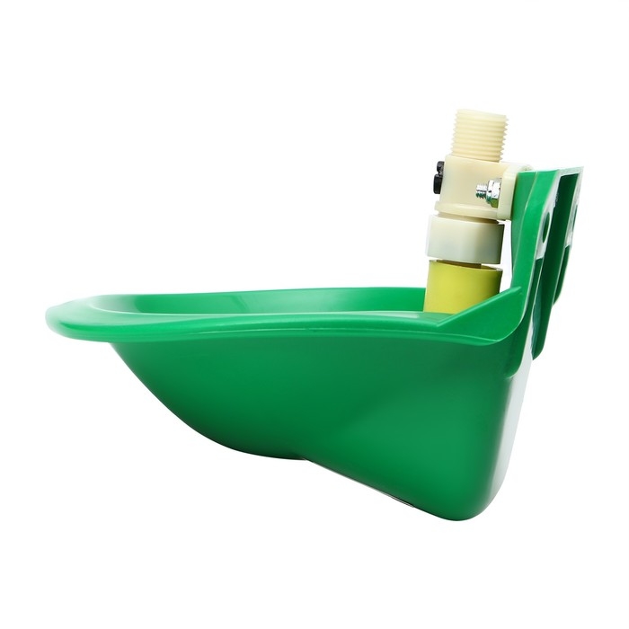 Поилка чашечная для КРС, свиней, коз, 17 × 18 × 7 см, пластик, зелёная, Greengo Поилка чашечная для КРС, свиней, коз, 17 × 18 × 7 см, пластик, зелёная, Greengo