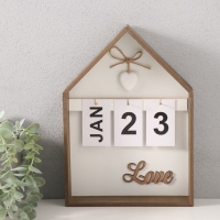 Сувенир дерево настенный календарь "Сердце с бантом" 5х20х28 см Сувенир дерево настенный календарь "Сердце с бантом" 5х20х28 см