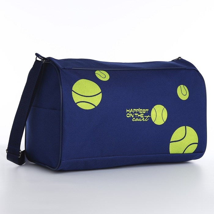 Сумка спорт Сумка спорт "Теннис", 40*24*21, отд на молнии, синий