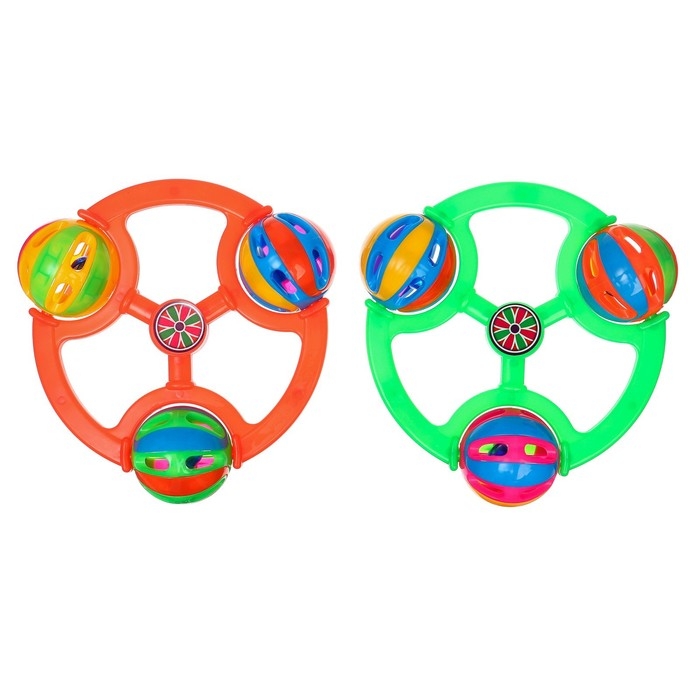 Погремушка &laquo;Яркие шары&raquo;, цвет МИКС, Крошка Я