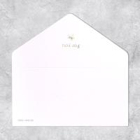 Конверт подарочный For you, софт тач, тиснение, 19 &times; 9,2 см