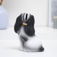 Копилка "Пудель" чёрно-белый, 12х7х15см Копилка "Пудель" чёрно-белый, 12х7х15см