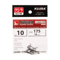 Крючки Kujira Universal 175, цвет BN, № 10, 10 шт. Крючки Kujira Universal 175, цвет BN, № 10, 10 шт.