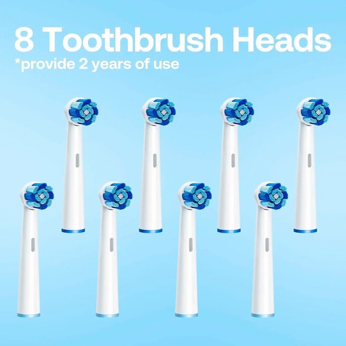 Электрическая зубная щетка Bitvae R2 Rotary E- Toothbrush, вибрационная, от АКБ, розовая