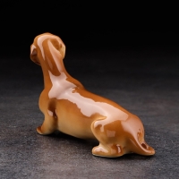 Сувенир "Такса малая", ручная работа, фарфор