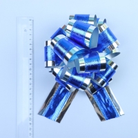 Бант-шар No5, синий в серебре Бант-шар No5, синий в серебре